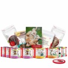 Hund Nassfutter Hunde-Schnupperpaket 200g 1 Set mit verschiedenen Sorten / Flocken / Testpackungen -2- Anifit