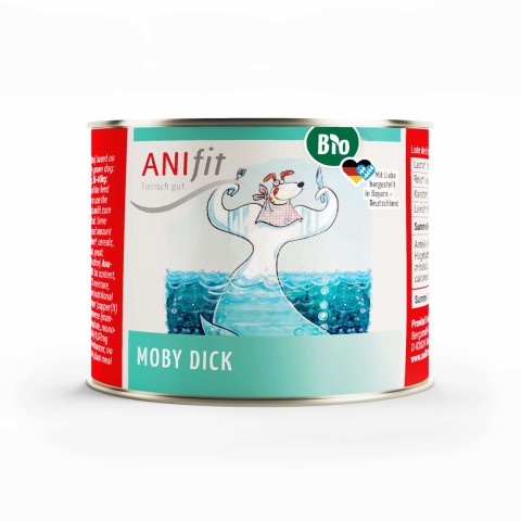 Hund Nassfutter BIO Moby Dick 200g 6 Stück -1- Anifit